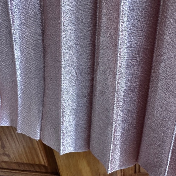 Zara Woman Blush A-Line Pleated Skirt - Picture 5 of 7